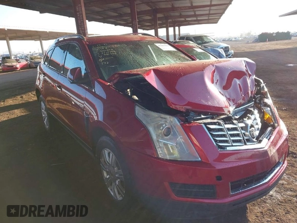 2014 Cadillac SRX Luxury Collection with VIN 3GYFNBE38ES596558, listed as a IAAI auction lot 41463404 with 109,524 mi miles. Bid and sale history available at carsss.com. Image 1.