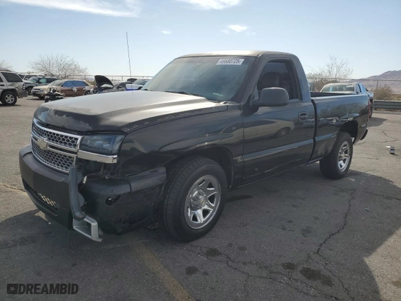 2005 Chevrolet Silverado 1500 Work Truck with VIN 1GCEC14X45Z290157, listed as a Copart auction lot 49680725 with 154,298 mi miles and Salvage Title. Bid and sale history available at carsss.com. Image 1.
