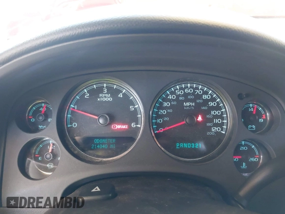 2007 Chevrolet Tahoe LS with VIN 1GNFC13C07R256584, listed as a IAAI auction lot 42678748 with 214,040 mi miles and . Bid and sale history available at DreamBid. Image 7.