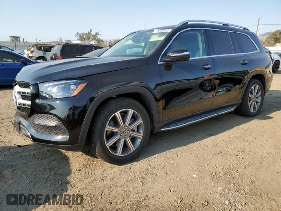 2022 Mercedes-Benz GLS 450 with VIN 4JGFF5KE5NA778063, listed as a Copart auction lot 73613114 with 15,666 mi miles and Salvage Title. Bid and sale history available at DreamBid. Image 1.