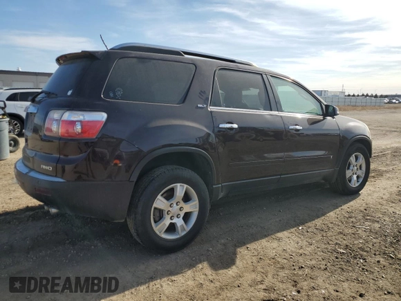 2008 GMC Acadia SLT2 with VIN 1GKEV33798J168618, listed as a Copart auction lot 47756725 with 128,452 mi miles and Salvage Title. Bid and sale history available at DreamBid. Image 3.