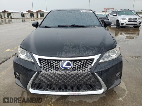 2016 Lexus CT 200h with VIN JTHKD5BH2G2260989, listed as a Copart auction lot 73968084 with Not Provided miles and Salvage Title. Bid and sale history available at DreamBid. Image 5.