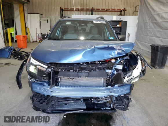 2025 Subaru Forester Premium with VIN JF2SLDDC9SH471002, listed as a Copart auction lot 56819605 with 3,711 mi miles and Salvage title. Bid and sale history available at DreamBid. Image 5.