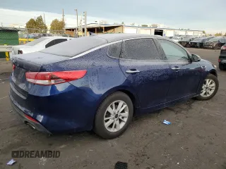 2018 Kia Optima LX with VIN 5XXGT4L34JG226240, listed as a Copart auction lot 85562164 with 118,278 mi miles and Non Repairable. Bid and sale history available at carsss.com. Image 3.
