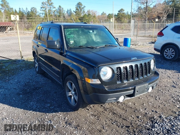 2016 Jeep Patriot High Altitude z VIN 1C4NJPFA9GD527887, wystawiony jako IAAI lot #41311139 z przebiegiem 59 372 mil mil oraz . Historia ofert i sprzedaży dostępna na DreamBid. Obrazek 1.