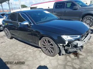 2018 Audi S4 Prestige with VIN WAUC4AF42JA003444, listed as a IAAI auction lot 41750785 with 79,926 mi miles. Bid and sale history available at carsss.com. Image 1.