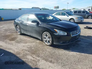 2012 Nissan Maxima 3.5 SV with VIN 1N4AA5AP1CC865594, listed as a IAAI auction lot 40819806 with 225,464 mi miles. Bid and sale history available at carsss.com. Image 1.