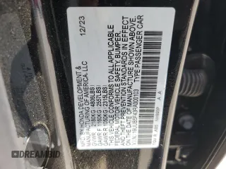 2024 Acura TLX Technology with VIN 19UUB5F43RA000103, listed as a Copart auction lot 61647254 with 8,929 mi miles and Salvage Title. Bid and sale history available at DreamBid. Image 14.