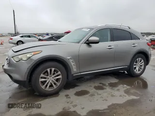 2011 Infiniti FX35 with VIN JN8AS1MU3BM710592, listed as a Copart auction lot 80157034 with 186,438 mi miles and Clean Title. Bid and sale history available at carsss.com. Image 1.