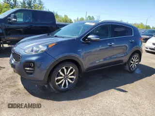 2018 Kia Sportage EX with VIN KNDPNCAC6J7468334, listed as a Copart auction lot 57238845 with 131,681 mi miles and Salvage title. Bid and sale history available at DreamBid. Image 1.