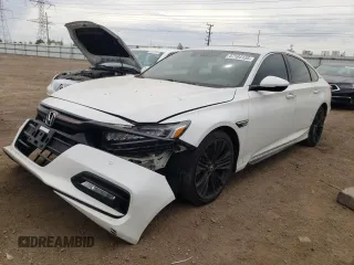 2018 Honda Accord Touring z VIN 1HGCV2F9XJA028241, wystawiony jako Copart lot #57164135 z przebiegiem 142 715 mil mil oraz Szkoda całkowita • Salvage title. Historia ofert i sprzedaży dostępna na DreamBid. Obrazek 1.