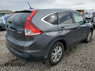 2013 Honda CR-V EX-L with VIN 2HKRM4H76DH618694, listed as a Copart auction lot 49102195 with 105,091 mi miles and Salvage Title. Bid and sale history available at carsss.com. Image 3.