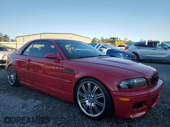 2003 BMW 3 Series M3 with VIN WBSBR93433PK01042, listed as a Copart auction lot 76349444 with 122,826 mi miles and Salvage Title. Bid and sale history available at carsss.com. Image 4.