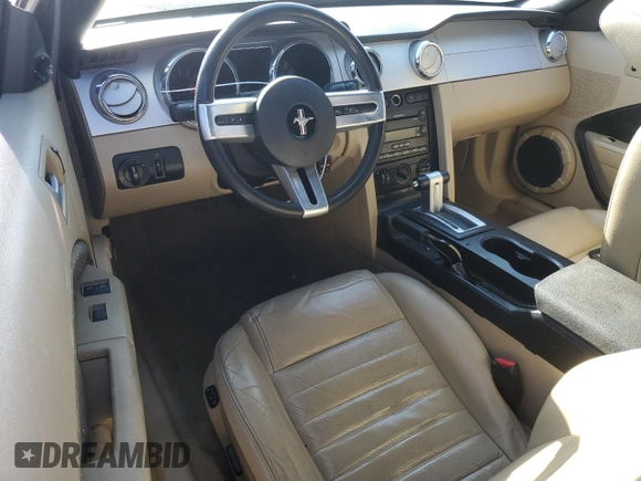 2005 Ford Mustang GT Deluxe with VIN 1ZVHT85H655199389, listed as a Copart auction lot 45215765 with 98,105 mi miles and Salvage Title. Bid and sale history available at DreamBid. Image 8.