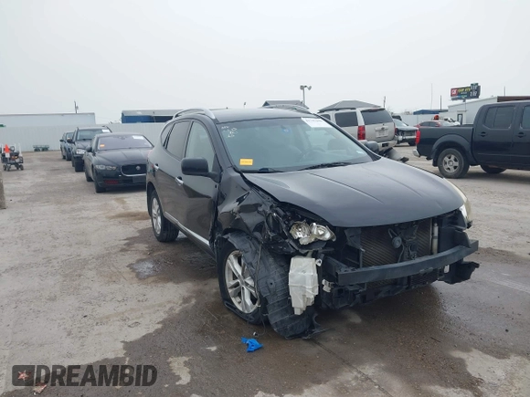 2013 Nissan Rogue S with VIN JN8AS5MT6DW009969, listed as a IAAI auction lot 41747420 with 157,864 mi miles. Bid and sale history available at carsss.com. Image 6.