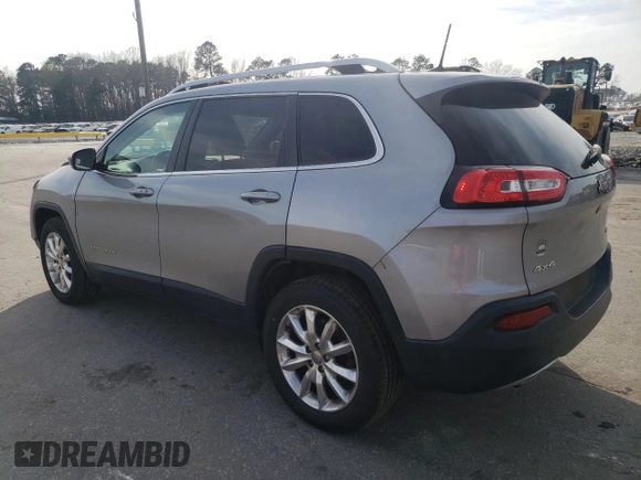 2017 Jeep Cherokee Limited with VIN 1C4PJMDB8HW512340, listed as a Copart auction lot 49823865 with 130,386 mi miles and Salvage Title. Bid and sale history available at carsss.com. Image 2.