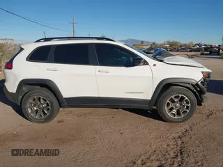 2022 Jeep Cherokee Trailhawk with VIN 1C4PJMBX7ND508415, listed as a IAAI auction lot 41410629 with 30,814 mi miles. Bid and sale history available at carsss.com. Image 14.