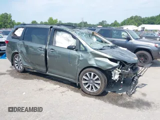 2019 Toyota Sienna XLE with VIN 5TDDZ3DC4KS217175, listed as a IAAI auction lot 42467596 with 95,515 mi miles and . Bid and sale history available at DreamBid. Image 1.