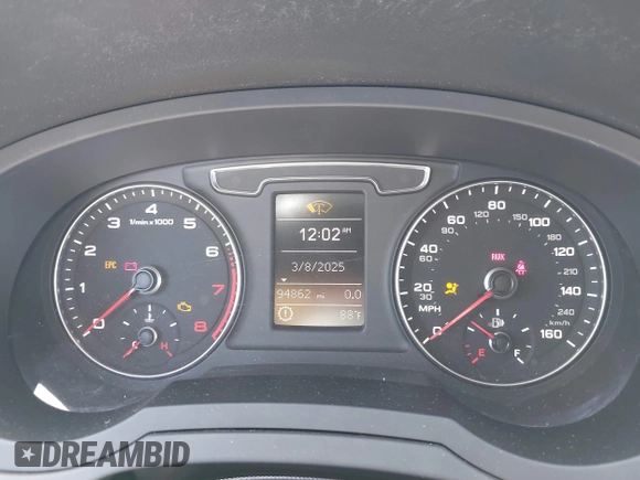 2017 Audi Q3 Premium with VIN WA1BCCFSXHR016914, listed as a IAAI auction lot 41784539 with 94,862 mi miles and . Bid and sale history available at DreamBid. Image 7.
