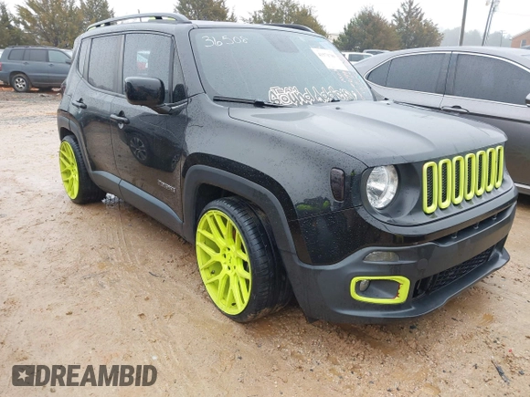 2018 Jeep Renegade Latitude z VIN ZACCJABB2JPJ36508, wystawiony jako IAAI lot #41571789 z przebiegiem 119 128 mil mil oraz . Historia ofert i sprzedaży dostępna na DreamBid. Obrazek 1.