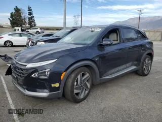 2022 Hyundai NEXO Limited z VIN KM8J84A67NU026324, wystawiony jako Copart lot #87552415 z przebiegiem 89 760 mil mil oraz Szkody całkowita. Historia ofert i sprzedaży dostępna na DreamBid. Obrazek 1.