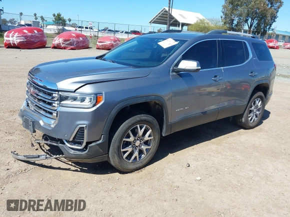 2021 GMC Acadia SLT with VIN 1GKKNMLS1MZ218856, listed as a IAAI auction lot 41797665 with 59,958 mi miles. Bid and sale history available at carsss.com. Image 18.