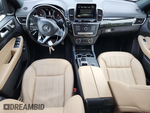 2017 Mercedes-Benz GLS 450 with VIN 4JGDF6EE3HA987637, listed as a Copart auction lot 58963905 with 67,890 mi miles and Salvage title. Bid and sale history available at DreamBid. Image 8.
