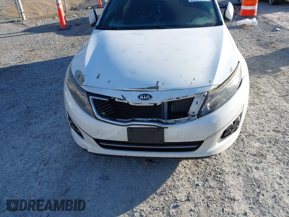 2015 Kia Optima SX Turbo with VIN 5XXGR4A65FG380362, listed as a IAAI auction lot 41443086 with 184,052 mi miles. Bid and sale history available at carsss.com. Image 6.