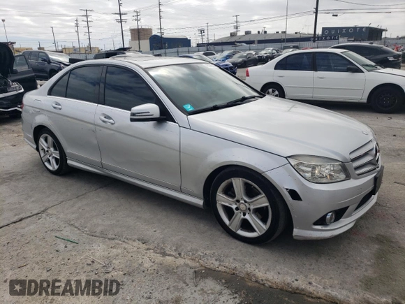 2010 Mercedes-Benz C 300 Sport with VIN WDDGF5EB7AR117761, listed as a Copart auction lot 48339315 with Not Provided miles and Salvage Title. Bid and sale history available at DreamBid. Image 4.
