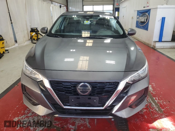 2020 Nissan Sentra SV with VIN 3N1AB8CV4LY237902, listed as a Copart auction lot 51640085 with 51,306 mi miles and Salvage Title. Bid and sale history available at carsss.com. Image 5.