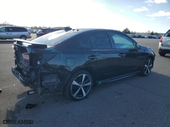 2017 Subaru Impreza Sport with VIN 4S3GKAM6XH3619275, listed as a Copart auction lot 46786685 with 125,423 mi miles and Salvage Title. Bid and sale history available at carsss.com. Image 3.