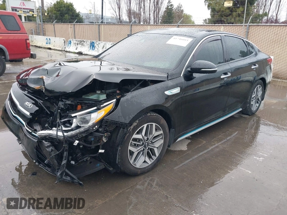 2020 Kia Optima Hybrid EX with VIN KNAGU4LE2L5039095, listed as a IAAI auction lot 41746011 with 82,014 mi miles. Bid and sale history available at carsss.com. Image 18.