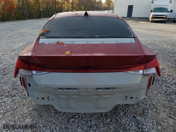 2024 Hyundai Elantra SEL with VIN KMHLS4DG9RU782659, listed as a Copart auction lot 76014554 with 791 mi miles and Salvage Title. Bid and sale history available at carsss.com. Image 6.