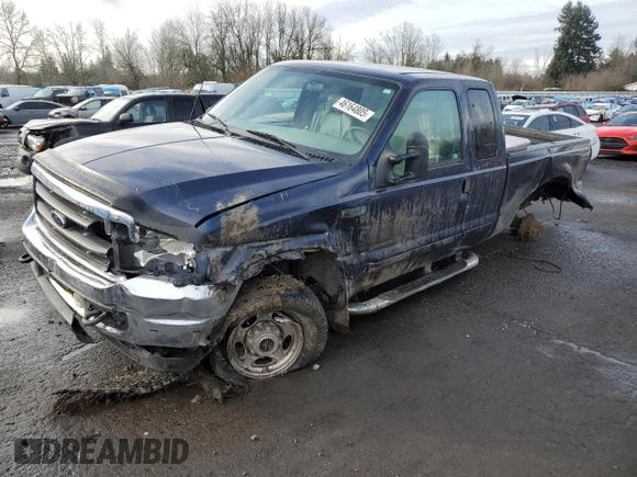 2002 Ford F-250 XL z VIN 1FTNX21F42EC23096, wystawiony jako Copart lot #46164805 z przebiegiem 74 890 mil mil oraz Szkoda całkowita • Salvage title. Historia ofert i sprzedaży dostępna na DreamBid. Obrazek 1.