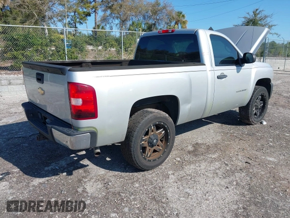2011 Chevrolet Silverado 1500 Work Truck with VIN 1GCNCPEX1BZ408548, listed as a IAAI auction lot 41333397 with Not Provided miles and . Bid and sale history available at DreamBid. Image 4.