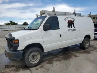 2012 Ford Econoline Cargo Super Duty Commercial with VIN 1FTSE3EL6CDA32009, listed as a Copart auction lot 54269735 with 323,928 mi miles and Salvage title. Bid and sale history available at DreamBid. Image 1.