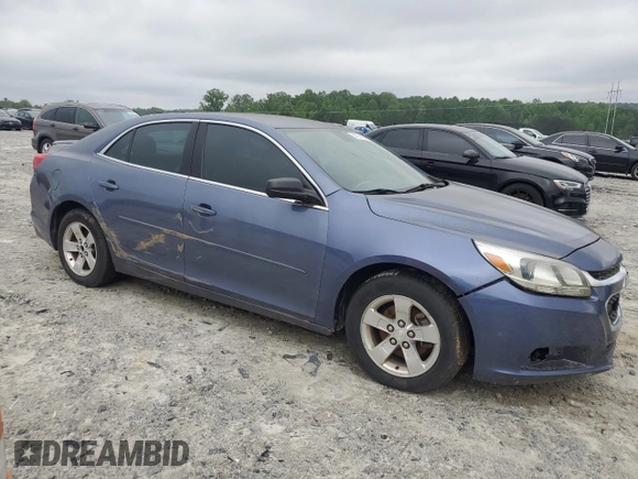 2014 Chevrolet Malibu LS with VIN 1G11B5SL7EF173532, listed as a Copart auction lot 54574485 with 129,234 mi miles and Clean Title. Bid and sale history available at DreamBid. Image 4.