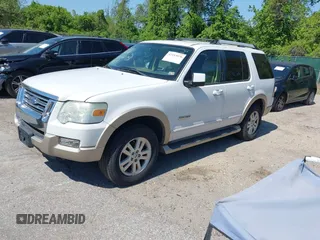 2007 Ford Explorer Eddie Bauer with VIN 1FMEU74E87UA95849, listed as a IAAI auction lot 42153076 with 188,766 mi miles. Bid and sale history available at carsss.com. Image 2.