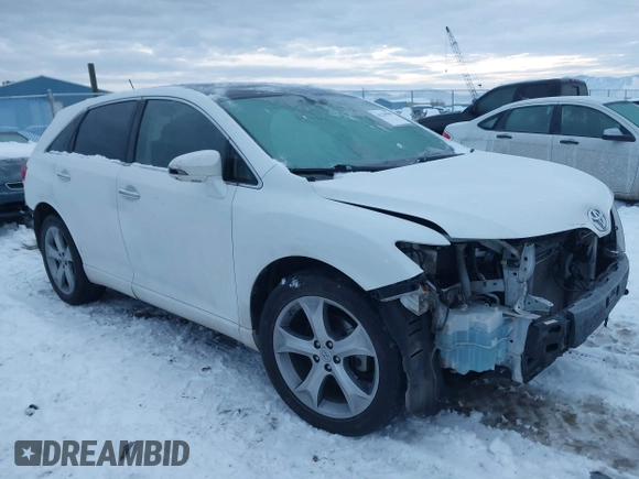 2013 Toyota Venza LE with VIN 4T3BK3BB9DU085831, listed as a IAAI auction lot 41239599 with 130,725 mi miles. Bid and sale history available at carsss.com. Image 1.