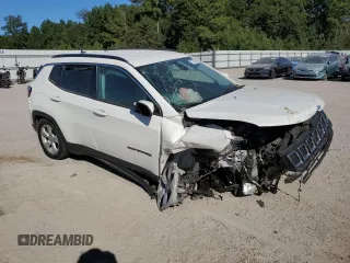 2021 Jeep Compass Altitude with VIN 3C4NJCBB8MT501827, listed as a Copart auction lot 75298214 with Not Provided miles and Salvage Title. Bid and sale history available at carsss.com. Image 4.