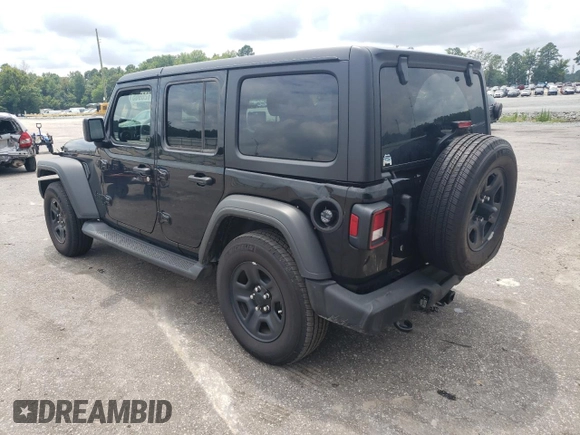 2023 Jeep Wrangler Sport z VIN 1C4HJXDG0PW626106, wystawiony jako Copart lot #62696574 z przebiegiem 16 207 mil mil oraz Szkoda całkowita • Salvage title. Historia ofert i sprzedaży dostępna na DreamBid. Obrazek 2.