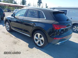 2022 Audi Q5 S line Premium Plus with VIN WA1EAAFY4N2042912, listed as a IAAI auction lot 42673244 with 32,597 mi miles and . Bid and sale history available at DreamBid. Image 3.