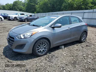 2017 Hyundai Elantra GT with VIN KMHD35LH4HU348374, listed as a Copart auction lot 63478134 with 128,792 mi miles and Clean Title. Bid and sale history available at carsss.com. Image 1.
