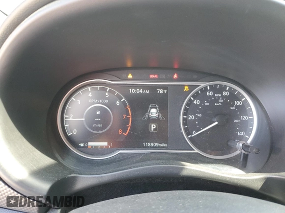 2020 Nissan Kicks SV with VIN 3N1CP5CV7LL532126, listed as a Copart auction lot 52618875 with 118,909 mi miles and Salvage Title. Bid and sale history available at carsss.com. Image 9.