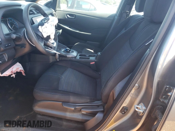 2022 Nissan LEAF S with VIN 1N4AZ1BV2NC558484, listed as a Copart auction lot 50522405 with 35,355 mi miles and Non Repairable. Bid and sale history available at DreamBid. Image 7.
