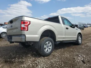 2018 Ford F-150 XL with VIN 1FTMF1E5XJKE35365, listed as a Copart auction lot 51152095 with 49,572 mi miles and Salvage title. Bid and sale history available at DreamBid. Image 3.