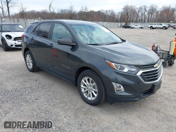 2020 Chevrolet Equinox LS with VIN 2GNAXHEV6L6279184, listed as a IAAI auction lot 41836935 with 19,164 mi miles and . Bid and sale history available at DreamBid. Image 1.