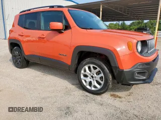2017 Jeep Renegade Latitude z VIN ZACCJBBB5HPF26425, wystawiony jako Copart lot #57722135 z przebiegiem 59 225 mil mil oraz Czysty tytuł • Clean title. Historia ofert i sprzedaży dostępna na DreamBid. Obrazek 4.