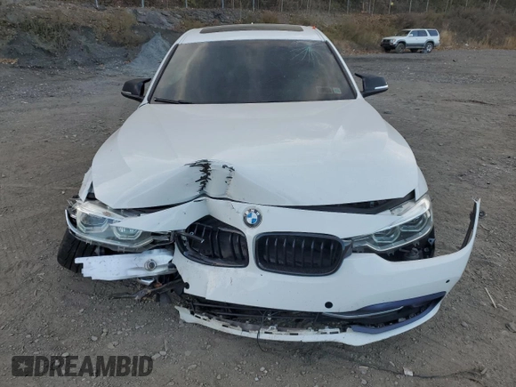 2017 BMW 3 Series 340i with VIN WBA8B3G54HNU35065, listed as a Copart auction lot 77381774 with Not Provided miles and Salvage Title. Bid and sale history available at DreamBid. Image 5.