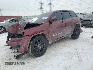 2020 Jeep Grand Cherokee Altitude with VIN 1C4RJFAG8LC282247, listed as a Copart auction lot 44925315 with 66,741 mi miles and Salvage Title. Bid and sale history available at carsss.com. Image 1.